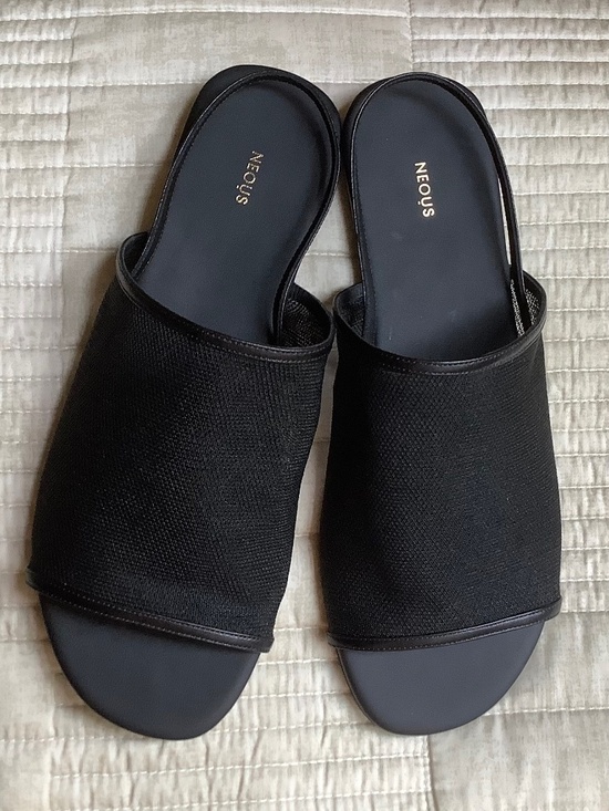 Neous Shoes - NEOUS Mesh Sling Back Flat Sandals SZ EU 37/ US 7